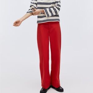 H&M Vibrant Red flowy pants